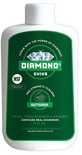 Diamond Shine Outdoor 10 oz Commercial Professional Cleaner Hard Water Remover Stainless Steel Cleaner Grills BBQ Garden Tools Door Knobs Patio Furniture Ceramic Tile Brass Rust Remover - SHOP NO2CO2