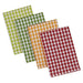 DII Heavy Duty Kitchen Towels Collection Long Lasting Quality, Cotton Dish Cloth Set, 13x13", Pea Patch Gingham Check, 4 Piece - SHOP NO2CO2