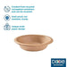 Dixie ecosmart‚ 20oz 100% Recycled Fiber Paper Bowls by GP PRO (Georgia-Pacific), RFB20WS, 500 Count (125 Bowls Per Pack, 4 packs Per Case) - SHOP NO2CO2