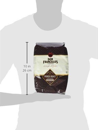 Don Francisco's French Roast, Dark Roast, Whole Bean Coffee, 100% Arabica - 28 Ounce Bag - SHOP NO2CO2