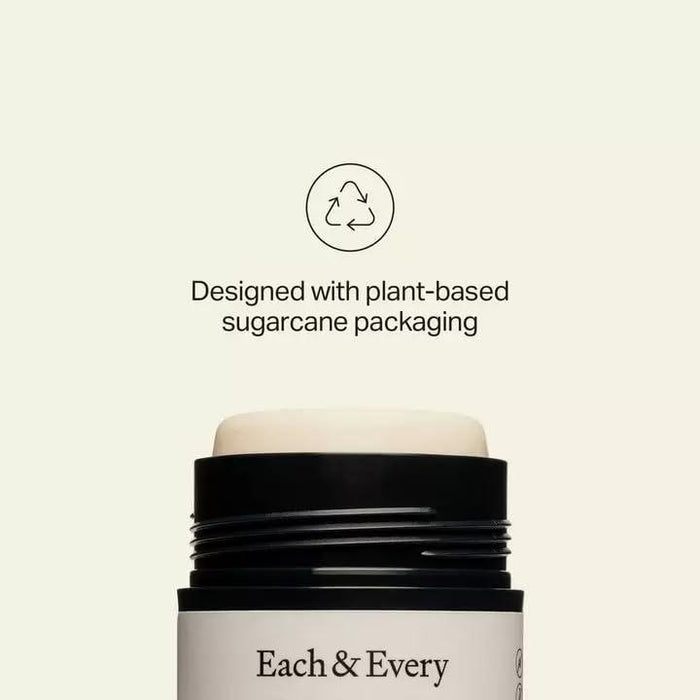 Each & Every 2-Pack Natural Aluminum-Free Deodorant for Sensitive Skin with Essential Oils, Plant-Based Packaging (Rose & Vanilla, 2.5 Ounce (Pack of 2)) - SHOP NO2CO2