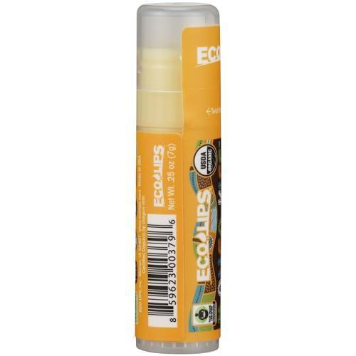 ECO LIPS Organic Mongo Kiss Vanilla Honey Lip Balm, 0.25 OZ - SHOP NO2CO2