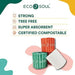 ECO SOUL 100% Bamboo Premium 3Ply Toilet Paper | Set of 12 Rolls |3600 Sheets |300 Sheets per Roll | Eco-Friendly, Ultra Soft, Septic Safe & Sustainable - SHOP NO2CO2