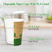 ECOLipak 300 Pack Compostable Paper Cups, 8 oz Biodegradable Disposable Paper Coffee Cups with PLA Lined, Eco friendly Hot Drinking Cups for Party, Picnic,Travel,and Events - SHOP NO2CO2