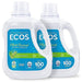 ECOS Laundry Detergent Liquid, 200 Loads - Dermatologist Tested Laundry Soap - Hypoallergenic, EPA Safer Choice Certified, Plant-Powered - Lemongrass, 100 Fl Oz (Pack of 2) - SHOP NO2CO2