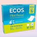 ECOS Laundry Detergent Sheets Vegan, No Plastic Jug, No Mess & Liquid Free - Laundry Sheets in Washer - Hypoallergenic, Plant Powered Laundry Detergent Sheets - Free & Clear 57 Count(Pack of 2) - SHOP NO2CO2