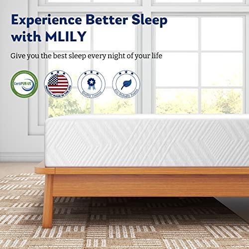 EGO Memory Foam Mattress, 10 inch Medium Firm Mattress Bed in a Box Green Tea and Cooling Gel Infused CertiPUR-US Certified, Made in USA (Queen) - SHOP NO2CO2