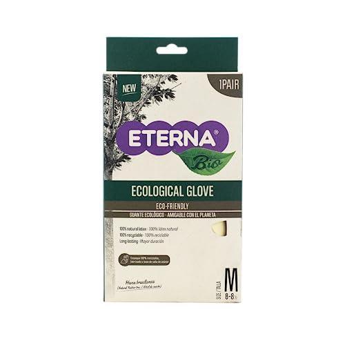 ETERNA Ecological Gloves, Gloves for Kitchen and Household Cleaning, Excelent Grip, Eco-Friendly, 100% Natural, Size M, 1.90 Oz - SHOP NO2CO2