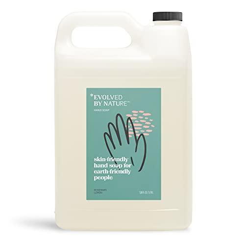 EVOLVED BY NATURE Hand Soap | 128 oz Refill | Rosemary Lemon | Clinically proven to help skin retain moisture with Activated Silk™ 33B - SHOP NO2CO2