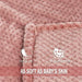 Exclusivo Mezcla Waffle Textured Dusty Pink Fleece Blanket, Super Soft and Warm 50x70 inches Throw Blanket for Couch, Cozy, Fuzzy and Lightweight - SHOP NO2CO2