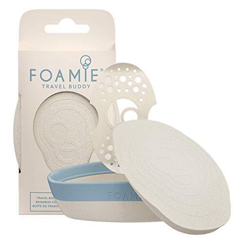 Foamie Travel Buddy with Removable Shelf - Innovative Travel Box to Help Keep Your Shampoo or Conditioner Bars - Silicone Seal Ensures No Spills On-The-Go - Eco-Friendly Packaging - SHOP NO2CO2