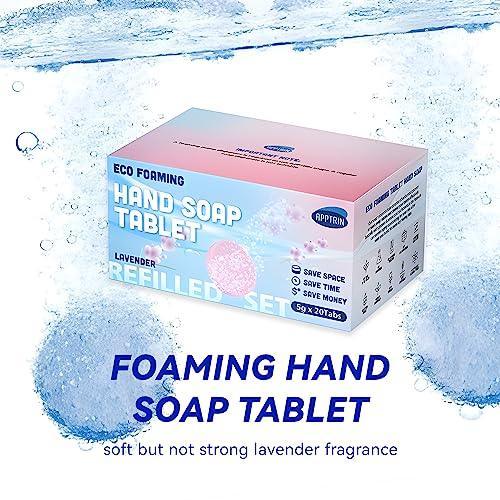 Foaming Hand Soap Refill Tablets, Lavender Hand Soap Tablets For Cleaning And Moisturizing, Zero Waste Products For Hand Wash Soap - SHOP NO2CO2