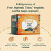 Four Sigmatic Mushroom Mix Coffee Lion's Mane | Think | Pack of 3 (30 Packets Total) - SHOP NO2CO2