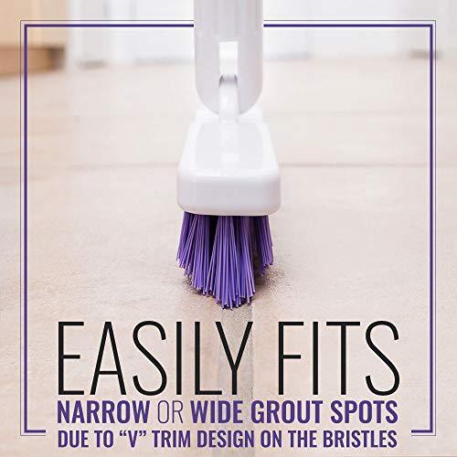 Fuller Brush Tile Grout E-Z Scrubber Complete - Lightweight Multipurpose Power Surface Scrubber & Cleaner Brush - Perfect for Cleaning Hard to Reach Areas - SHOP NO2CO2