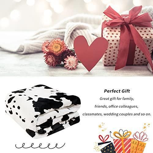 Fuzzy Black Cow Print Blanket Adult Baby Soft Warm Cozy Fleece Blanket Soft & Warm Fleece Flannel Blanket(40 * 50in) - SHOP NO2CO2