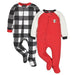 Gerber Unisex Baby Toddler Flame Resistant Fleece Footed Holiday Pajamas 2-Pack - SHOP NO2CO2