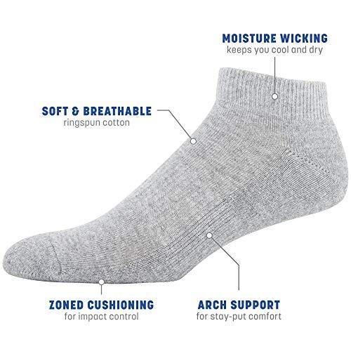 Gildan Men's Active Cotton Low Cut Socks, 10-Pairs - SHOP NO2CO2