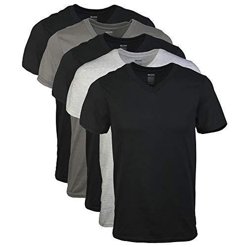 Gildan Men's V-Neck T-Shirts, Multipack, Style G1103 - SHOP NO2CO2