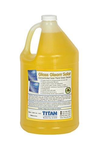 Glass Gleam Solar - Solar Panel Cleaner - Highly Concentrated - 1 Gallon Makes 500 Gallons of RTU Product (1 Gallon) - SHOP NO2CO2