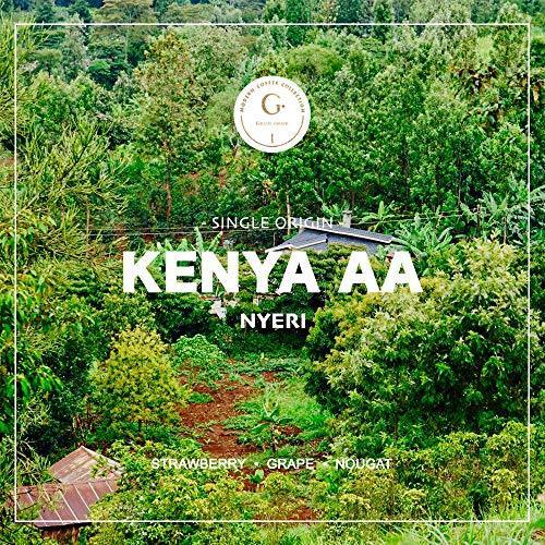 Grand Parade Coffee, 5 Lb Unroasted Green Coffee Beans - Organic Kenya AA Nyeri Reserve - Muiri Single Origin - Specialty Arabica - SHOP NO2CO2