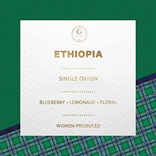 Grand Parade Coffee, 5 Lbs Organic Unroasted Green Coffee Beans - Ethiopian Yirgacheffe Natural Grade 1 - Women Produced Single Origin - Low Acid - SHOP NO2CO2