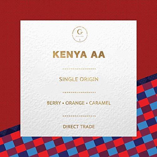 Grand Parade Coffee, Organic Kenya AA Nyeri Medium Roast, Whole Bean, Fresh Roasted - Gourmet Arabica Single Origin - Fair Trade - 12 Ounce - SHOP NO2CO2