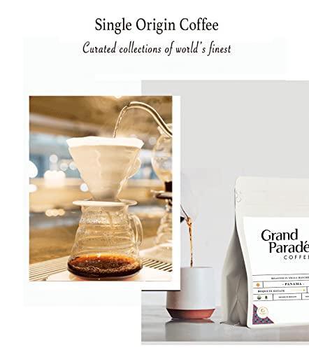 Grand Parade Coffee, Organic Panama Boquete Medium Roast, Whole Bean, Fresh Roasted - Award Winner Single Origin, Low Acid Arabica Coffee - Fair Trade - 16 Ounce (1 Lb) - SHOP NO2CO2