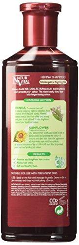 Hair Shampoo Henna Red (Mahogany) - Colour and Shine - 300 Ml / Natural & Organic - SHOP NO2CO2