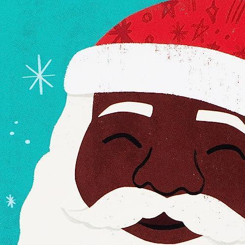 Hallmark Mahogany Christmas Card Assortment (16 Cards and Envelopes) Joyful Soulful Season, Black Santa Claus - SHOP NO2CO2