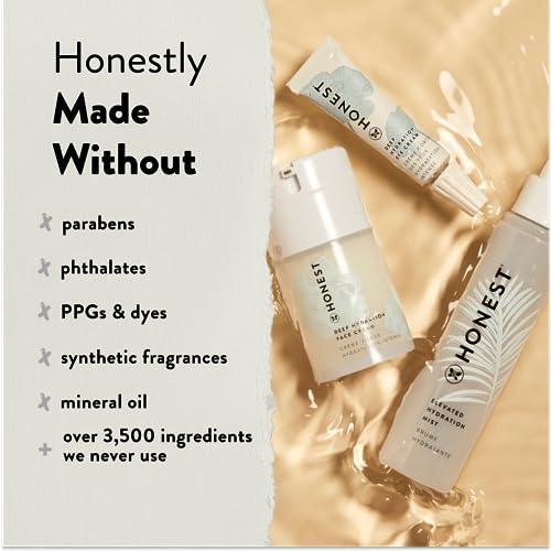 Honest Beauty Deep Hydration Face Cream with Baobab Seed Oil & Shea Butter | Hypoallergenic + Dermatologist Tested Non-comedogenic & Cruelty free|1.69 fl. oz. - SHOP NO2CO2