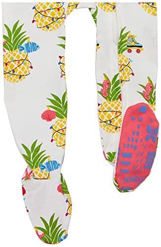 HonestBaby Non-Slip Footed Holiday Pajamas One-Piece Sleeper Zip-Front Pjs Organic Cotton for Baby Boys, Girls, Unisex - SHOP NO2CO2