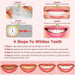 Hot Pepper Teeth Whitening Strips, 42 (21 Pairs) Professional Tooth Whitening Strip for Sensitive Teeth Whiteners, Peroxide Free Gentle and Safe Whitening Kit with 18% Pap, Watermelon Flavored - SHOP NO2CO2