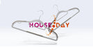 HOUSE DAY Plastic Hangers 50 Pack, Plastic Clothes Hangers Non Slip Hangers with Rubber Grip, Heavy Duty Plastic Hanger with 360º Swivel Hook, Ultra Thin Hangers Space Saving, White Hangers for Closet - SHOP NO2CO2