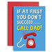 Huxters Dad Birthday Cards – If in Doubt Call Dad Father’s Day, Dad Birthday Funny Birthday Card –Thick Uncoated 350gsm Paper – Recyclable Envelope – A5 - SHOP NO2CO2