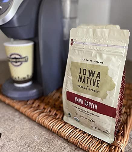 Iowa Native Fair Trade Organic 10 Ounce Ground Coffee, Barn Dancer Medium Roast - SHOP NO2CO2