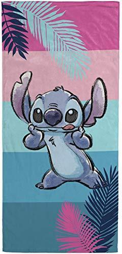 Jay Franco Disney Lilo and Stitch Kids Bath/Pool/Beach Towel - Super Soft & Absorbent Fade Resistant Cotton Towel, Measures 28 x 58 inches (Official Disney Product) - SHOP NO2CO2