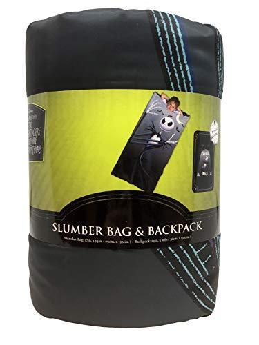 Jay Franco Disney Nightmare Before Christmas Slumber Sack - Cozy & Warm Kids Lightweight Slumber Bag/Sleeping Bag - Featuring Jack Skellington (Official Disney Product) - SHOP NO2CO2