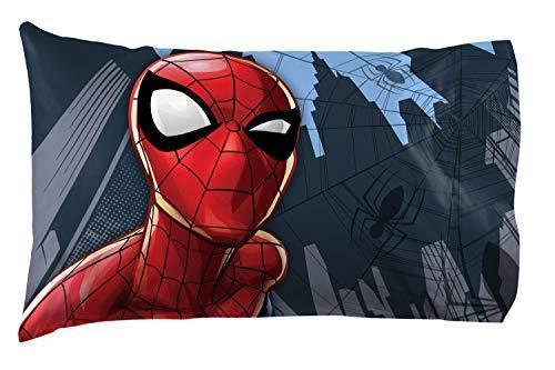 Jay Franco Marvel Spiderman Crawl Twin Sheet Set - 3 Piece Set Super Soft and Cozy Kid’s Bedding - Fade Resistant Microfiber Sheets (Official Marvel Product) - SHOP NO2CO2