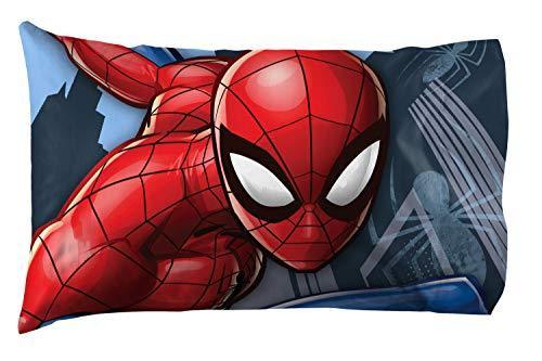 Jay Franco Marvel Spiderman Crawl Twin Sheet Set - 3 Piece Set Super Soft and Cozy Kid’s Bedding - Fade Resistant Microfiber Sheets (Official Marvel Product) - SHOP NO2CO2