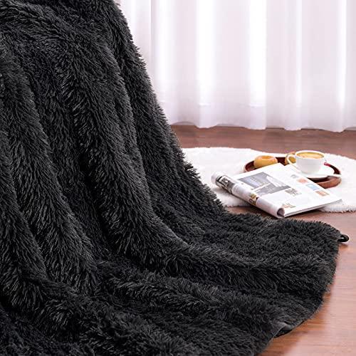 joybest Faux Fur Weighted Blanket Oeko-Tex Standard 100 Certified Sherpa Fleece 15 Pounds 60x80 Inches Queen Size Heavy Weighted Blanket with Premium Glass Beads, Grey - SHOP NO2CO2