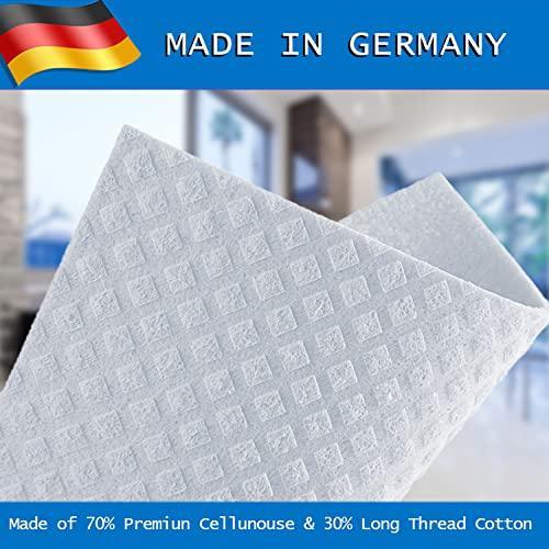 Katebase Swedish-dishcloths-for-Kitchen-10 Pack Swedish Dish Towels & Cellulose Sponge Cloth,Biodegradable and Reusable Cleaning Cloths,Absorbent and Quick Drying Dishcloth (Grey) - SHOP NO2CO2