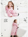 KFUBUO Wearable Blanket Hoodie for Kids Toddlers Sherpa Blanket Sweatshirt With Pocket Cute Hoodies 2-6 Year Old Girl Cute Birthday Gifts Pink - SHOP NO2CO2