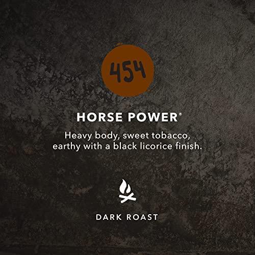 Kicking Horse Coffee, 454 Horse Power, Dark Roast, Ground, 10 oz - Certified Organic, Fairtrade, Kosher Coffee - SHOP NO2CO2