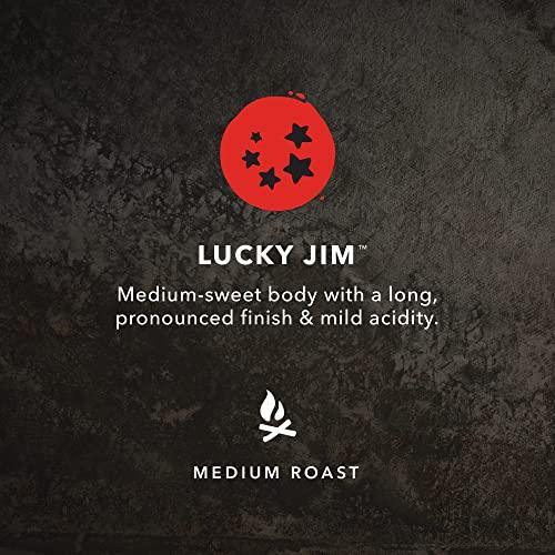 Kicking Horse Coffee Lucky Jim, Medium Roast, Ground, 284 g - Certified Organic, Fairtrade, Kosher Coffee, 284 Grams - SHOP NO2CO2