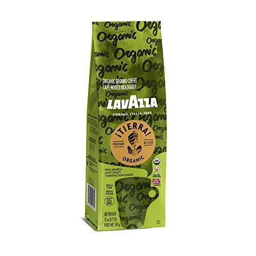 Lavazza ¡Tierra! Usda Organic Ground Coffee Premium Blend Authentic Italian, 100% Arabica Blended And Roasted in Italy, Value Pack, USDA Organic, 100% Sustainable Grown, 12 Oz (Pack of 6) - SHOP NO2CO2