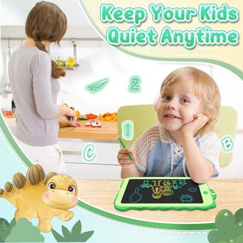 LCD Writing Tablet Kids Toys - CHEERFUN 8.5" Toddler Toys Learning Drawing Board Dinosaur Toys for 3 4 5 6 7 Year Old Boys Girls Birthday Gifts Idea Light Doodle Pad Stocking Stuffers - SHOP NO2CO2