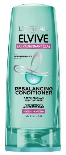 L'Oreal Paris Elvive Extraordinary Clay Rebalancing Conditioner, 12.6 fl; oz; (Packaging May Vary) - SHOP NO2CO2