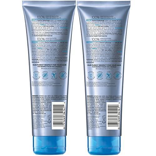 L'Oreal Paris EverCurl Sulfate Free Shampoo and Conditioner Kit for Curly Hair, Lightweight, Anti-Frizz Hydration, Gentle on Curls, with Coconut Oil, 8.5 Ounce, Set of 2 (Packaging May Vary) - SHOP NO2CO2