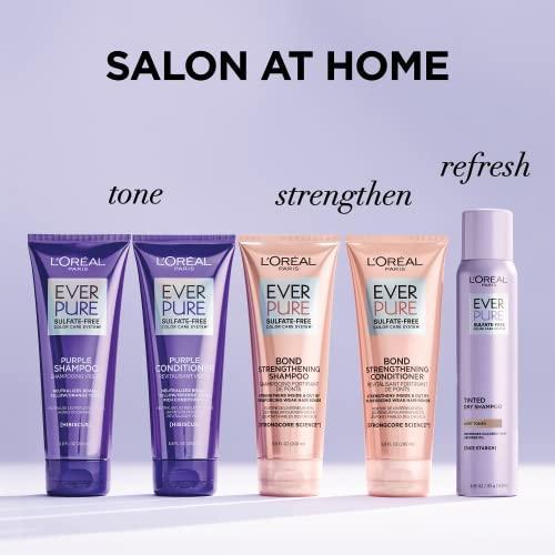 L'Oreal Paris Sulfate Free Purple Shampoo and Conditioner Set for blonde hair, EverPure 1 kit - SHOP NO2CO2