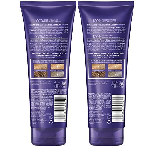 L'Oreal Paris Sulfate Free Purple Shampoo and Conditioner Set for blonde hair, EverPure 1 kit - SHOP NO2CO2